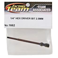 Team Associated Factory Team Hex Driver Bit (2.5mm) 5 Team Associated Factory Team Hex Driver Bit (2.5mm) -Team Associated Sales asc1662 1