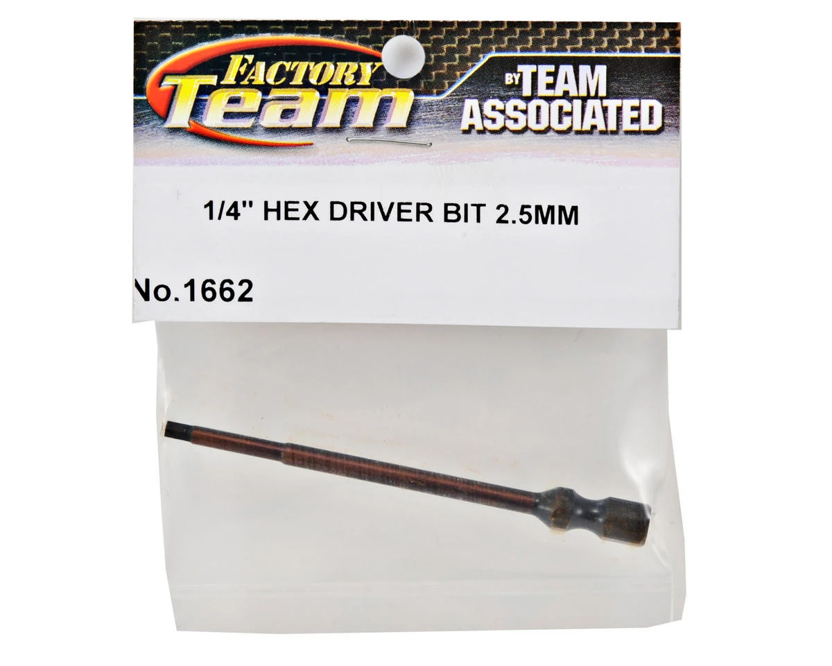 Team Associated Factory Team Hex Driver Bit (2.5mm) 4 Team Associated Factory Team Hex Driver Bit (2.5mm) - Image 2