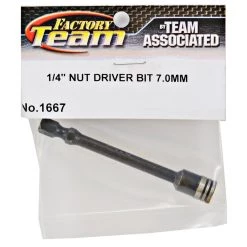 Team Associated Factory Team Nut Driver Bit (7.0mm) 5 Team Associated Factory Team Nut Driver Bit (7.0mm) -Team Associated Sales asc1667 1