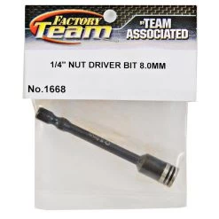 Team Associated Factory Team Nut Driver Bit (8.0mm) -Team Associated Sales asc1668 1