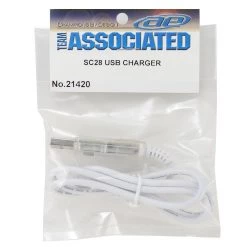 Team Associated SC28 USB Charger Cable -Team Associated Sales asc21420 1