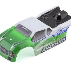 Team Associated TR28 Pre-Painted Body (White/Green)