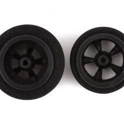 Team Associated DR28 Pre-Mounted 1/28 Drag Tires (Black) (4) -Team Associated Sales asc21446 2