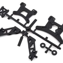 Team Associated Reflex 14B/14T Front & Rear Shock Tower Set w/Wing Mounts