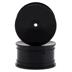 Team Associated Reflex 14T/14B Wide Wheels (Black) (2)