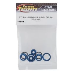 Team Associated Factory Team Reflex 14B/14T 10mm Aluminum Shock Caps & Collars -Team Associated Sales asc21556 1