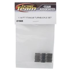 Team Associated Factory Team Reflex 14B/14T Titanium Turnbuckle Set (6) -Team Associated Sales asc21565 1