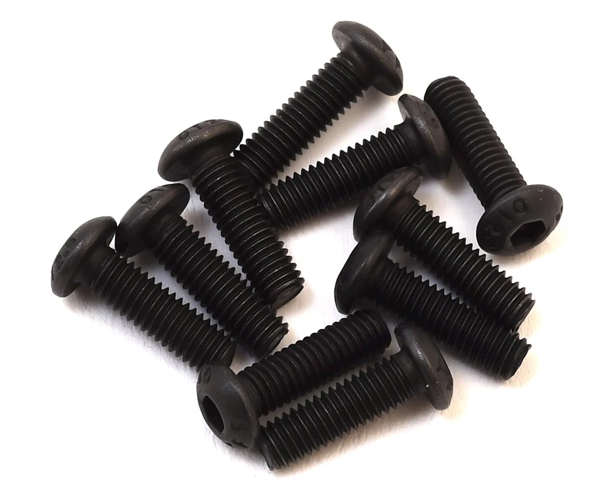 Team Associated 3x10mm Button Head Hex Screw (10) 3 Team Associated 3x10mm Button Head Hex Screw (10)