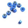Team Associated Factory Team 4mm Locknut (Blue) (10) -Team Associated Sales asc25391