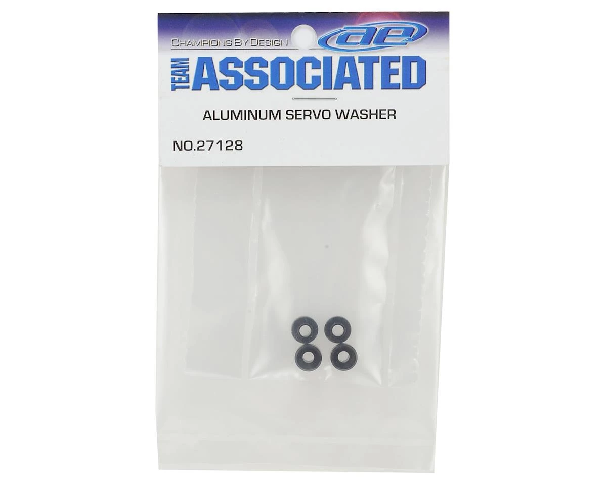 Team Associated Aluminum Servo Washers (Black) 4 Team Associated Aluminum Servo Washers (Black) - Image 2