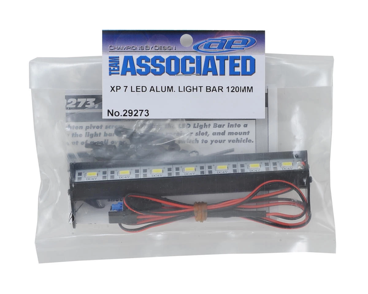Team Associated XP 7-LED Aluminum Light Bar Kit (120mm) 4 Team Associated XP 7-LED Aluminum Light Bar Kit (120mm) - Image 2