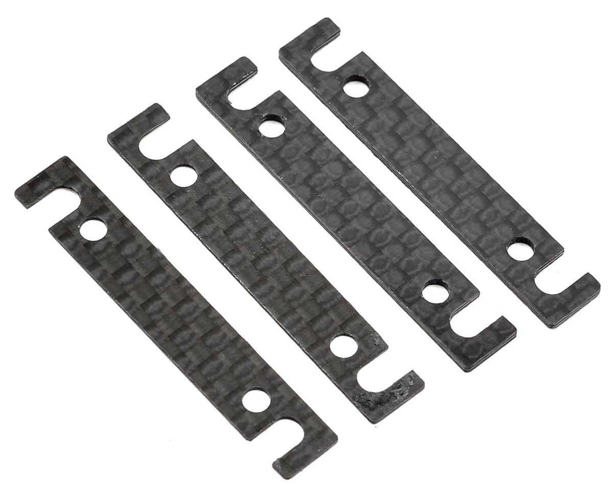 Team Associated TC6.2 Outer Arm Mount Shim Set (4) (1mm/0.5mm) 3 Team Associated TC6.2 Outer Arm Mount Shim Set (4) (1mm/0.5mm)
