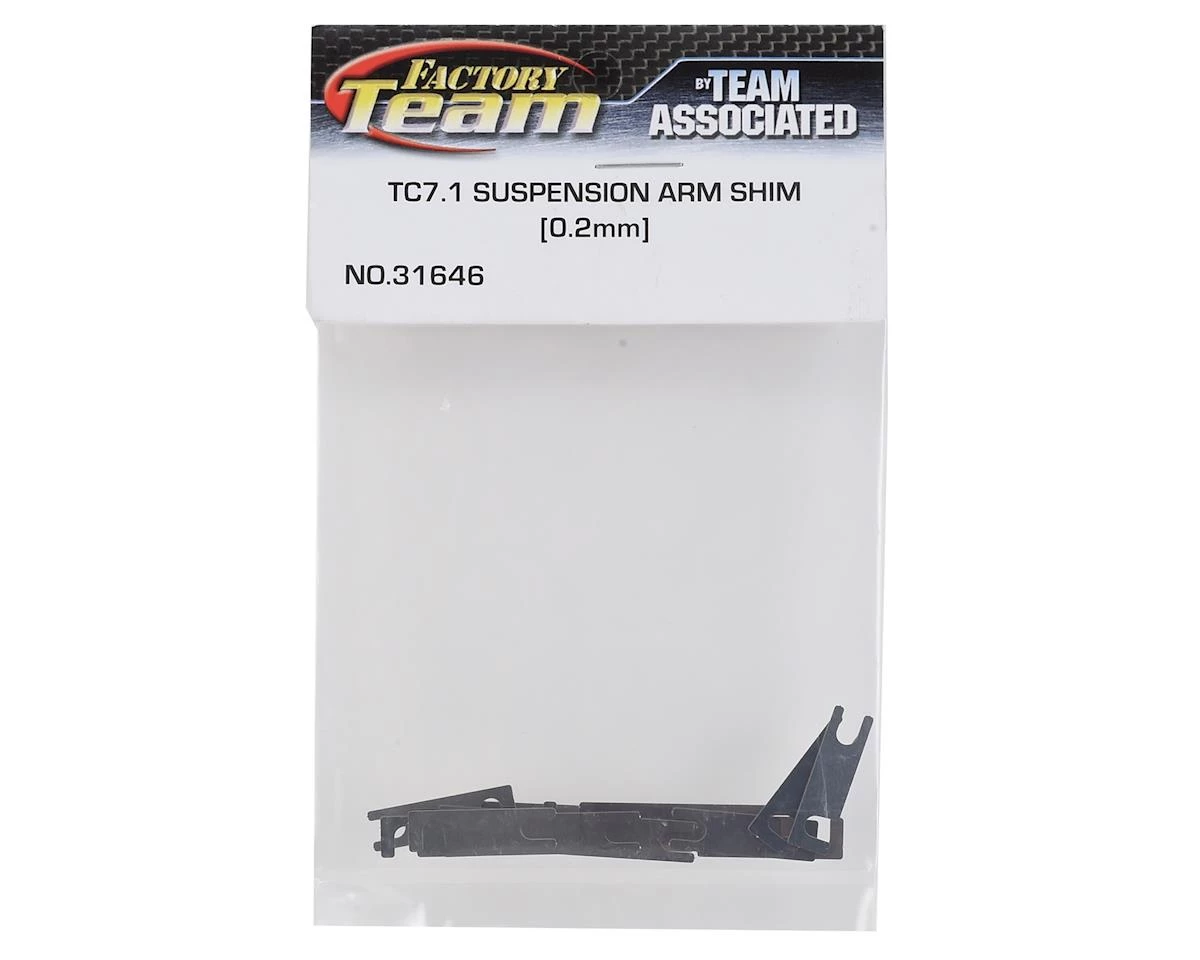 Team Associated TC7.1 Factory Team Suspension Arm Shims 4 Team Associated TC7.1 Factory Team Suspension Arm Shims - Image 2