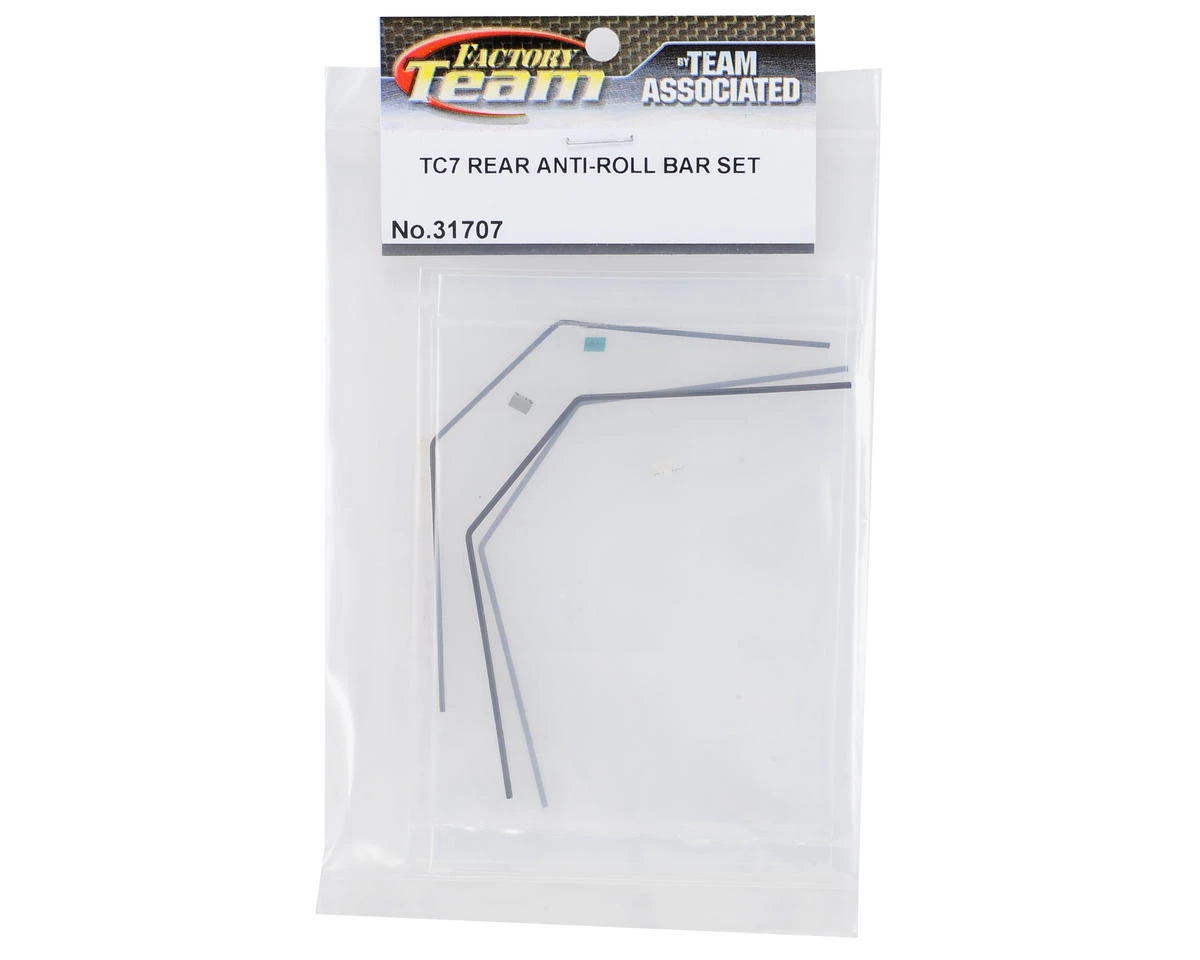Team Associated TC7 Factory Team Rear Anti-Roll Bar Set 4 Team Associated TC7 Factory Team Rear Anti-Roll Bar Set - Image 2