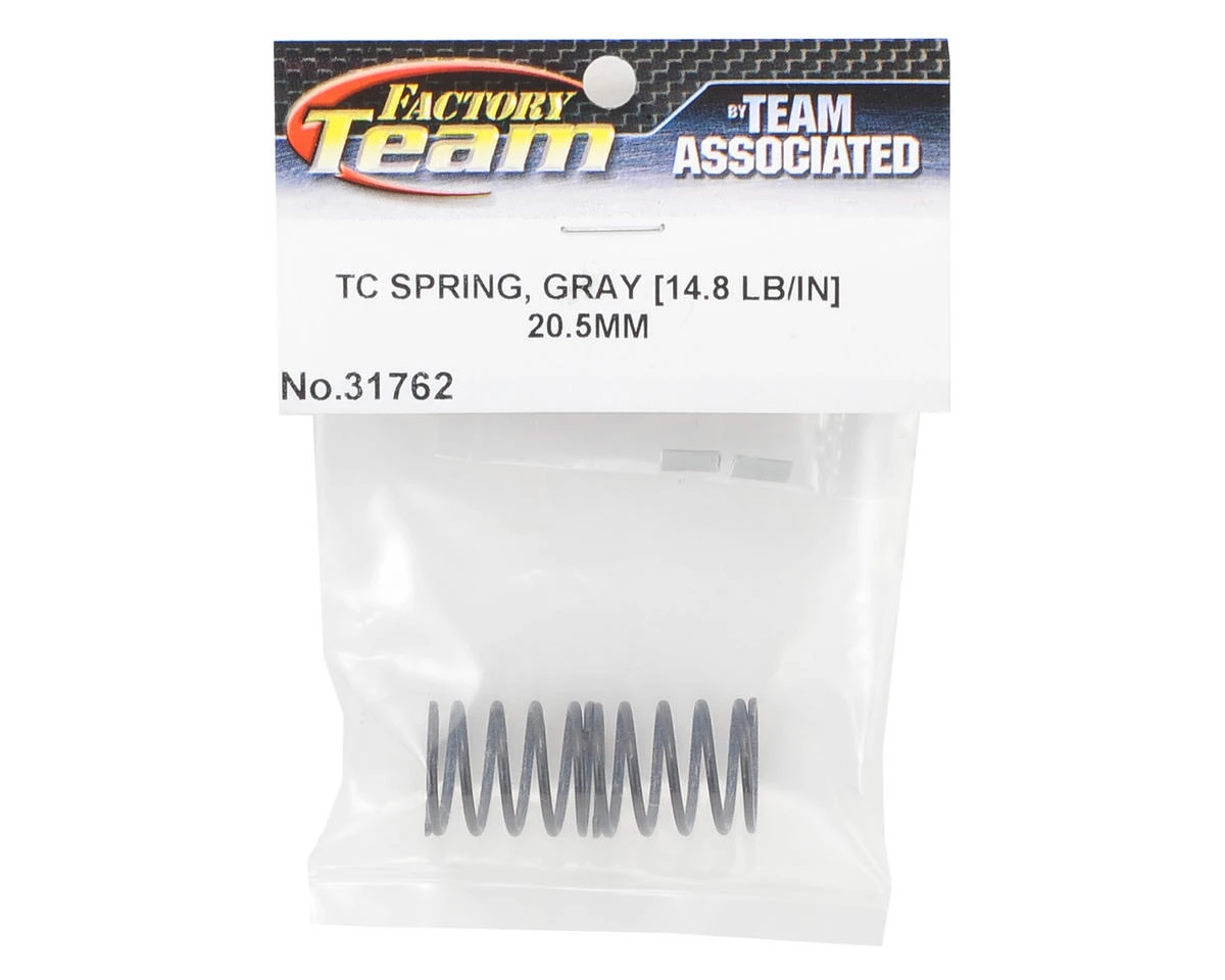 Team Associated TC7.1 Factory Team Springs (2) (Gray - 14.8lb) (Short) 4 Team Associated TC7.1 Factory Team Springs (2) (Gray - 14.8lb) (Short) - Image 2