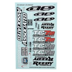 Team Associated TC7.2 Decal Sheet