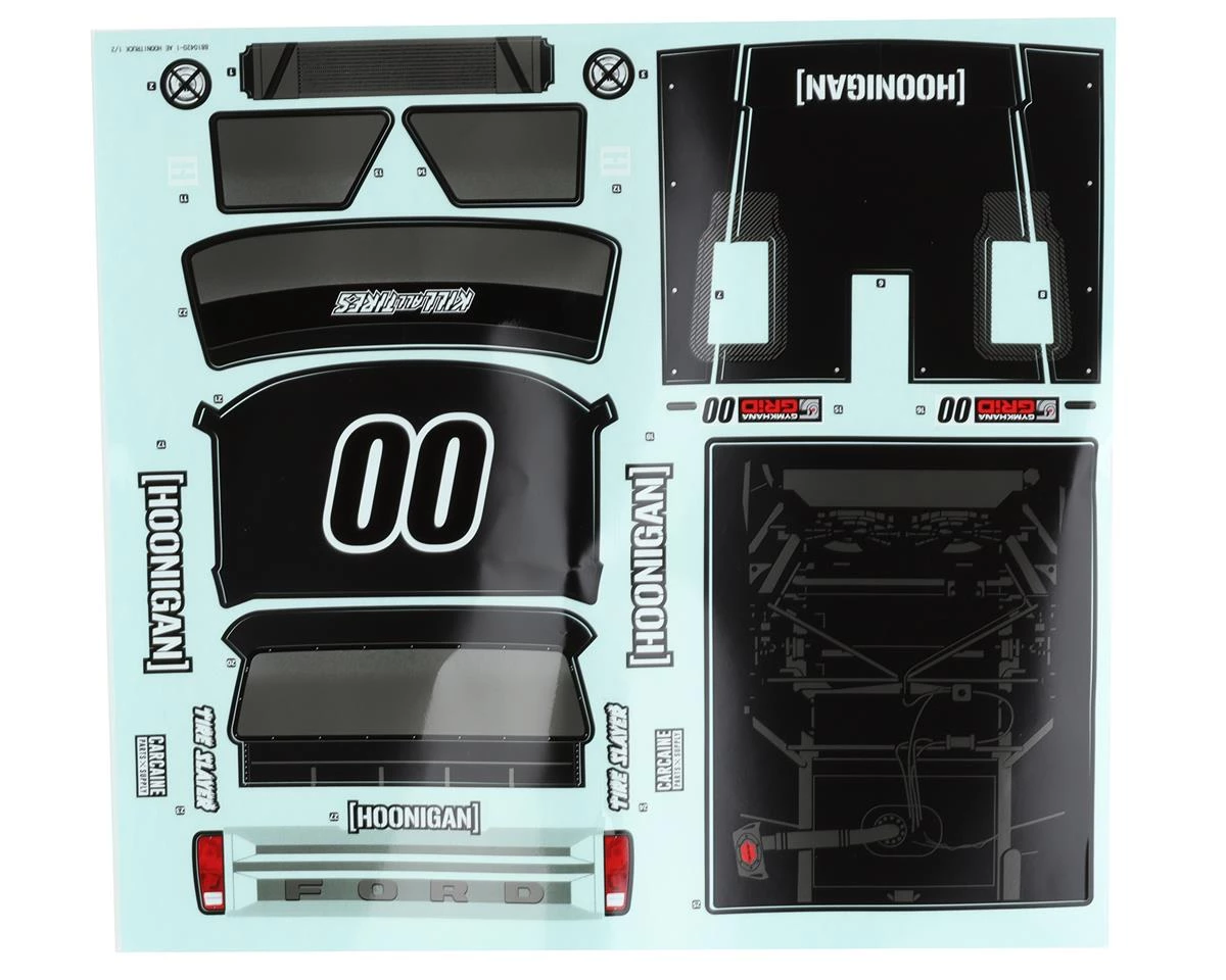 Team Associated Hoonitruck Body Set (Clear) 6 Team Associated Hoonitruck Body Set (Clear) - Image 4