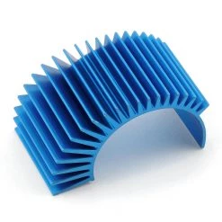 Team Associated Factory Team Aluminum Radial Clip-On Heatsink (Blue) (Long)