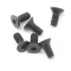 Team Associated 2.5x0.45x6mm Flat Head Hex Screw (6) -Team Associated Sales asc4675