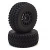 Team Associated 12mm Hex Multi-Terrain Pre-Mounted 1/10 Tires (Black) (2) -Team Associated Sales asc71044