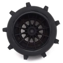 Team Associated Sand Paddle Pre-Mounted Rear Tires w/Method Wheels (Black) w/12mm Hex -Team Associated Sales asc71062 1