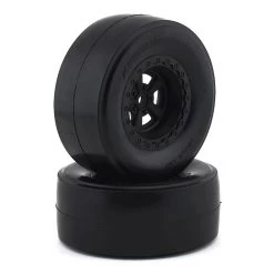 Team Associated DR10 Rear Pre-Mounted Drag Racing Slick Tires (2)