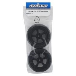 Team Associated DR10 Front Pre-Mounted Drag Racing Tires (2) -Team Associated Sales asc71073 2