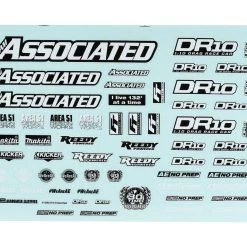 Team Associated DR10 Decal Sheet