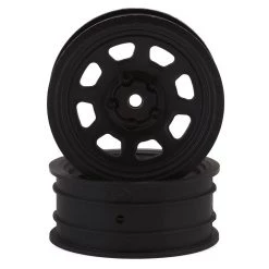 Team Associated SR10 Front Wheels (Black) (2)
