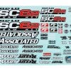 Team Associated RC10 SC6.2 Decal Sheet -Team Associated Sales asc71154