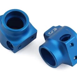 Team Associated DR10 Factory Team Aluminum Rear Hub Set (Blue) (2)