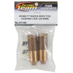 Team Associated Factory Team FOX Kashima Coated 1/8 Buggy Rear Shock Body (2) 16x39.5mm -Team Associated Sales asc81165 1