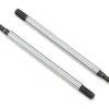 Team Associated 30.5mm RC8B3 Factory Team "Chrome Finish" Front Shock Shaft (2) -Team Associated Sales asc81174