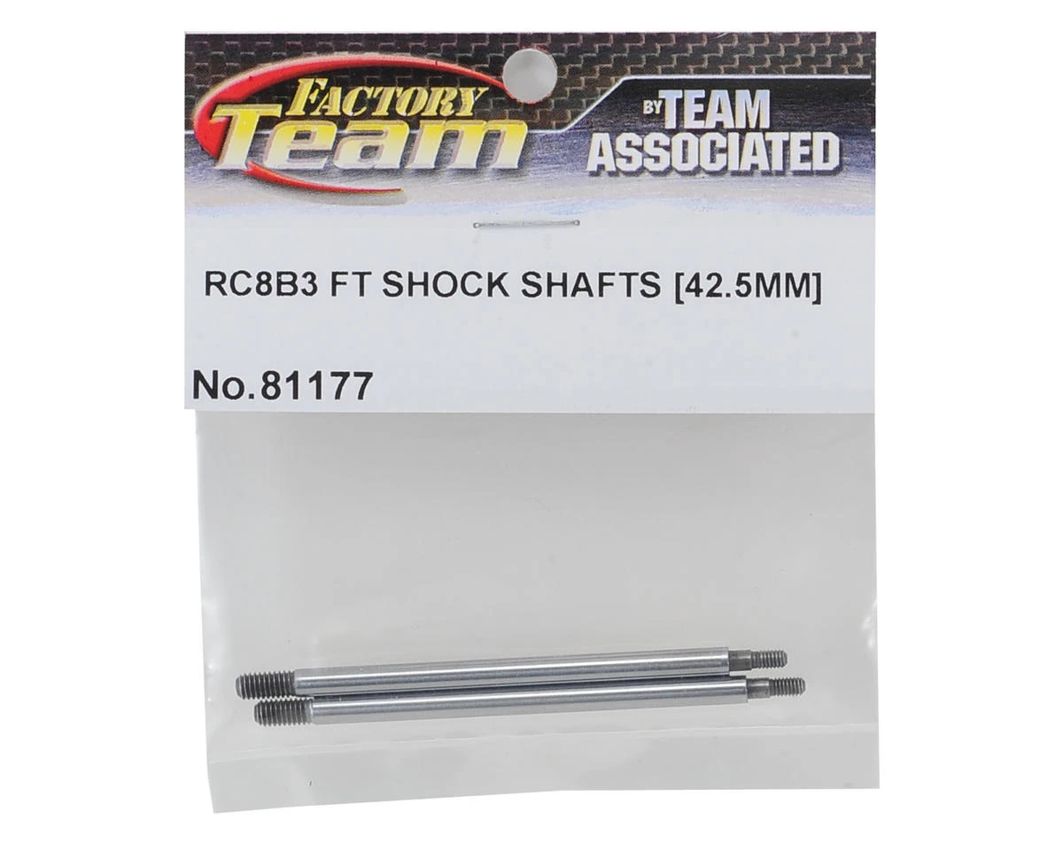 Team Associated RC8T3 Factory Team 3.5x42.5mm Chrome Shock Shafts 4 Team Associated RC8T3 Factory Team 3.5x42.5mm Chrome Shock Shafts - Image 2