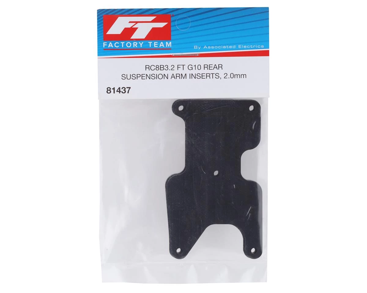 Team Associated RC8B3.2 Factory Team 2.0mm G10 Rear Suspension Arm Inserts (2) 4 Team Associated RC8B3.2 Factory Team 2.0mm G10 Rear Suspension Arm Inserts (2) - Image 2