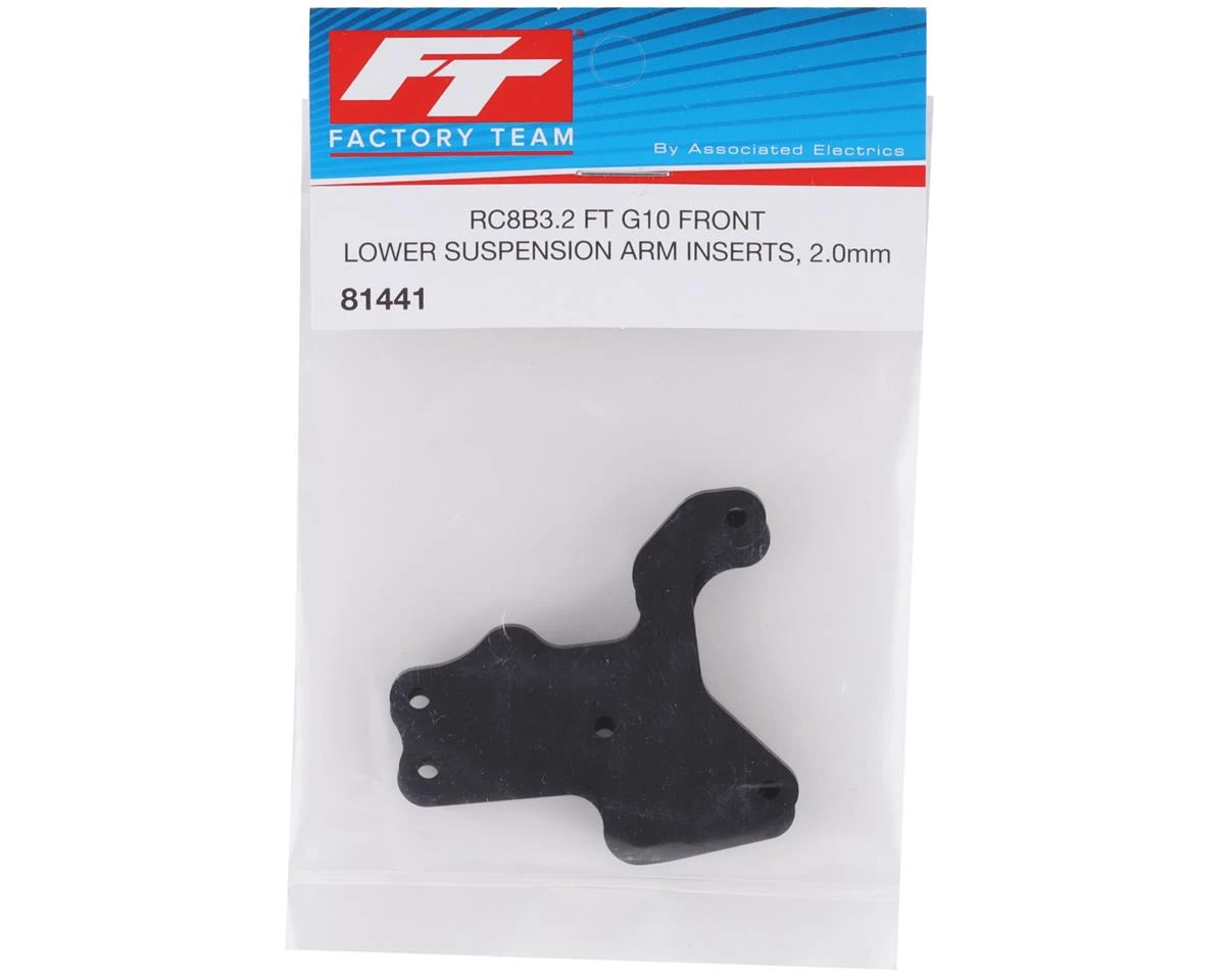 Team Associated RC8B3.2 2.0mm G10 Front Lower Suspension Arm Inserts (2) 4 Team Associated RC8B3.2 2.0mm G10 Front Lower Suspension Arm Inserts (2) - Image 2