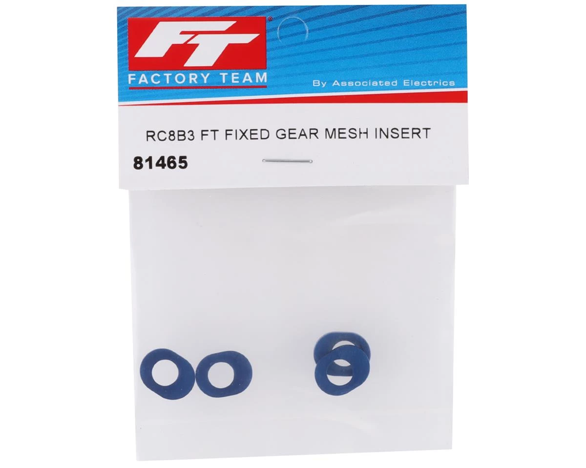 Team Associated RC8B3.1 Factory Team Fixed Gear Mesh Inserts (4) 4 Team Associated RC8B3.1 Factory Team Fixed Gear Mesh Inserts (4) - Image 2