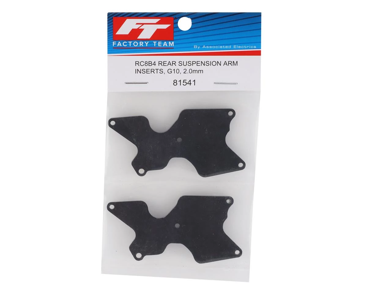 Team Associated RC8B4/RC8B4e Factory Team G10 Rear Arm Inserts (2) (2.0mm) 4 Team Associated RC8B4/RC8B4e Factory Team G10 Rear Arm Inserts (2) (2.0mm) - Image 2