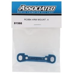 Team Associated RC8B4/RC8B4e Arm Mount "A" (Blue) -Team Associated Sales asc81566 1