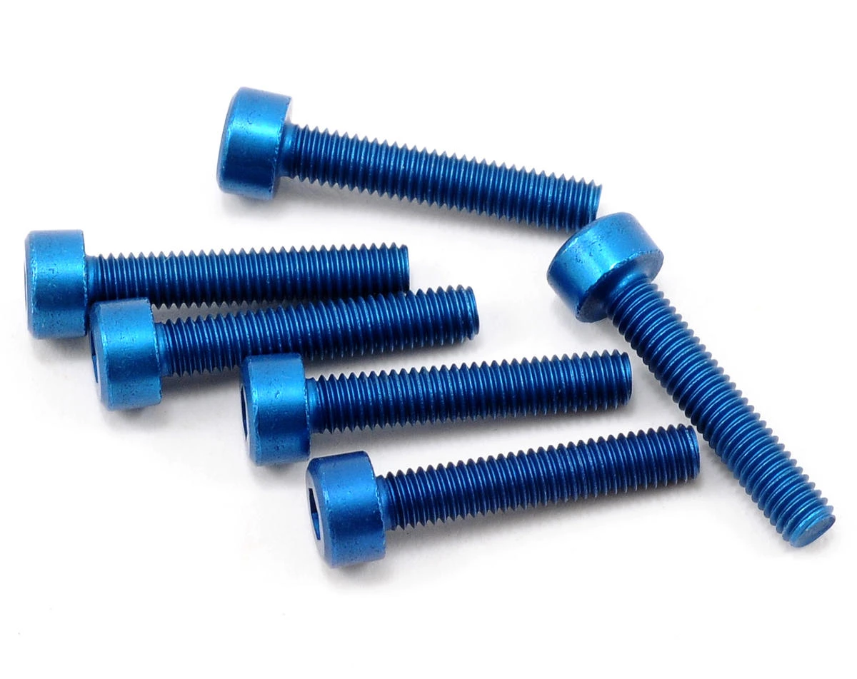 Team Associated Factory Team Aluminum 3x16mm Cap Head Screw (6) 3 Team Associated Factory Team Aluminum 3x16mm Cap Head Screw (6)