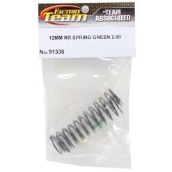 Team Associated 12mm Rear Shock Spring (Green/2.00lbs) -Team Associated Sales asc91336 2