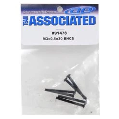 Team Associated M3x0.5x30 Button Head Screw (6) -Team Associated Sales asc91478 1
