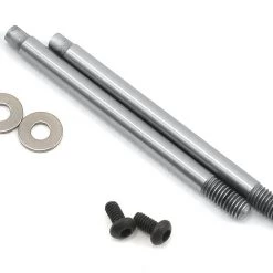 Team Associated 3x21mm V2 Chrome Screw Mount Buggy Front Shock Shaft (2)