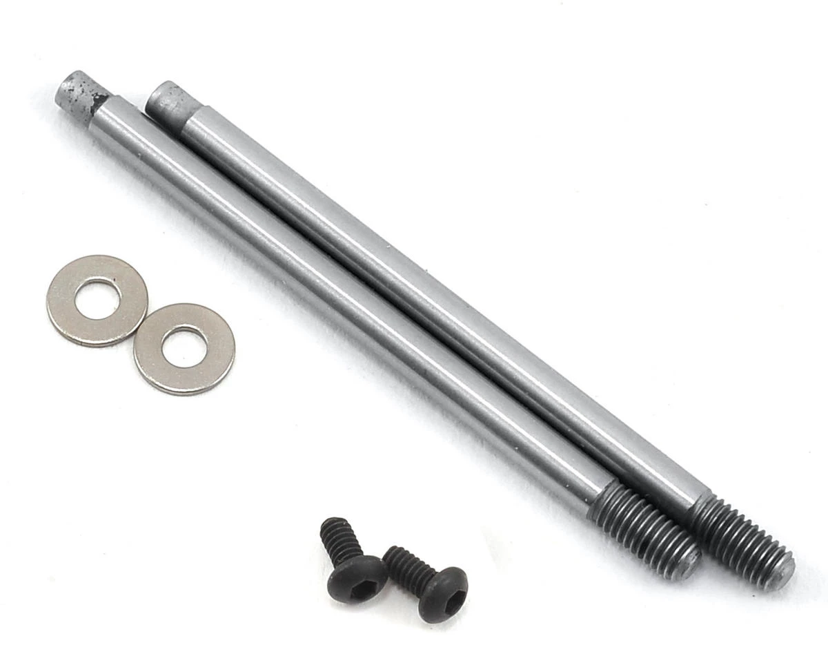 Team Associated 3x27.5mm V2 Chrome Screw Mount Shock Shaft (2) 3 Team Associated 3x27.5mm V2 Chrome Screw Mount Shock Shaft (2)