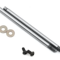 Team Associated 3x35mm V2 Chrome Screw Mount Truck Rear Shock Shaft (2)