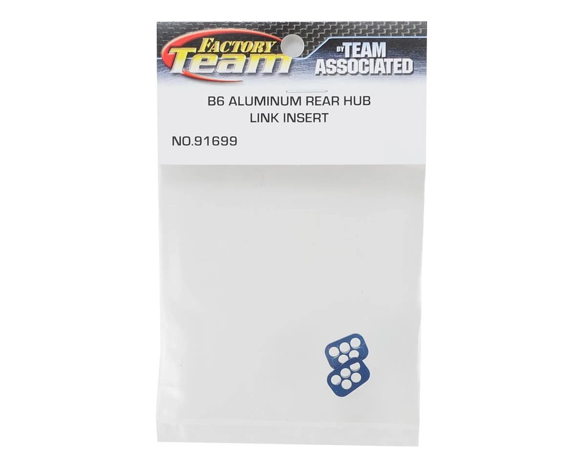Team Associated B6/B64 Factory Team Aluminum Rear Hub Link Inserts (2) 4 Team Associated B6/B64 Factory Team Aluminum Rear Hub Link Inserts (2) - Image 2