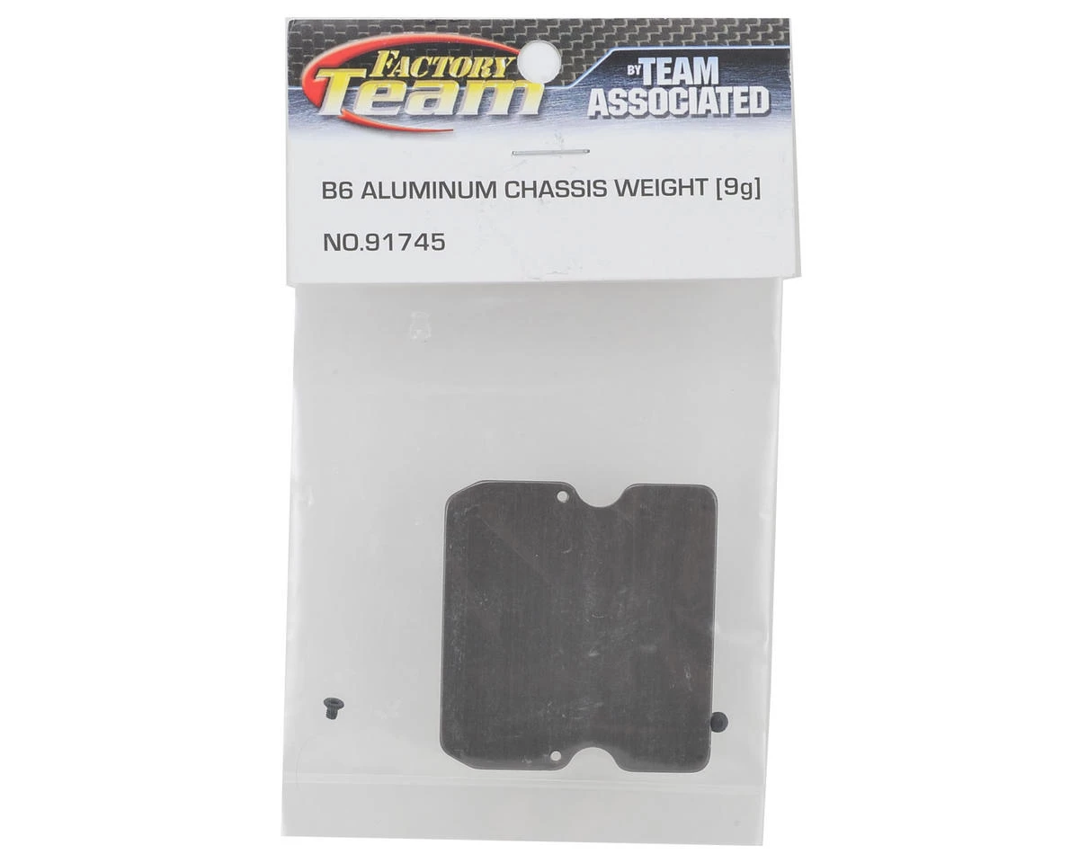 Team Associated B6 Aluminum Servo Chassis Weight (9g) 4 Team Associated B6 Aluminum Servo Chassis Weight (9g) - Image 2