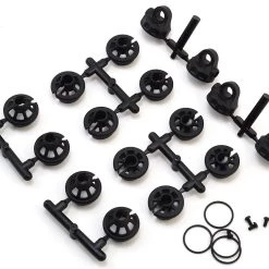 Team Associated B6.1/B6.1D Shock Caps & Spring Cups