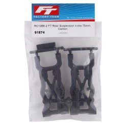 Team Associated RC10B6.2 Factory Team Carbon 75mm Rear Suspension Arms -Team Associated Sales asc91874 1
