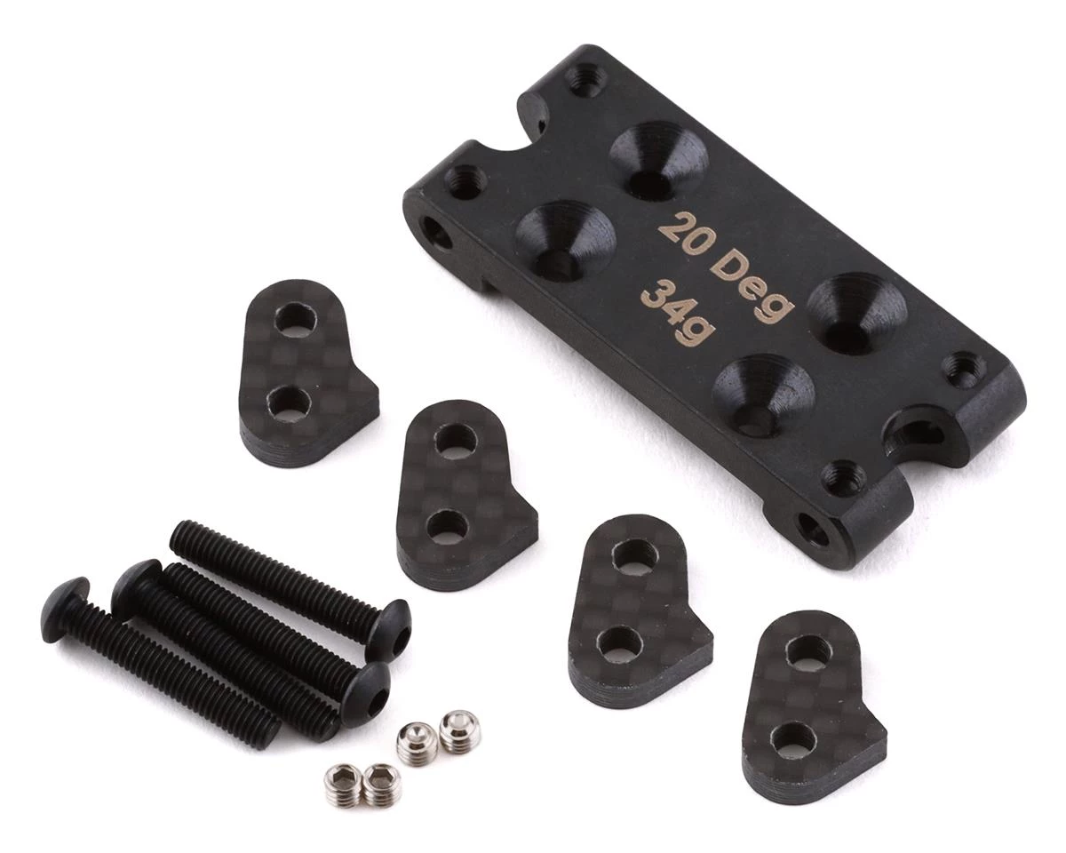 Team Associated RC10B6 Factory Team Steel Bulkhead (20 Degree) 3 Team Associated RC10B6 Factory Team Steel Bulkhead (20 Degree)